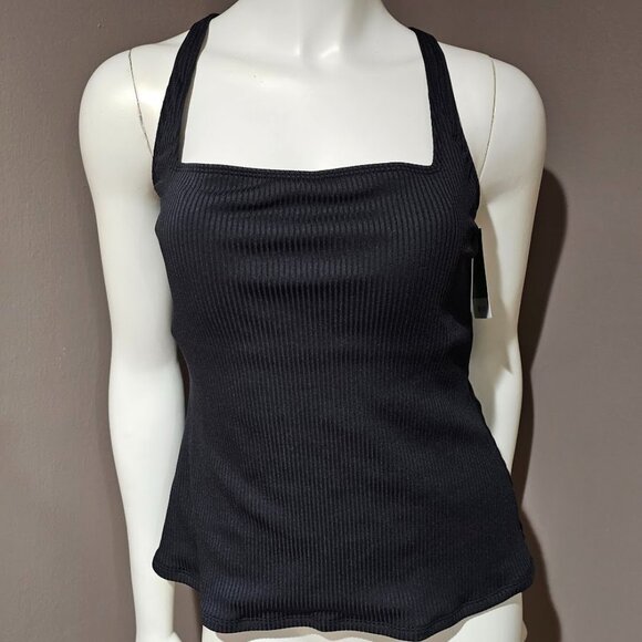 Bleu by Rod Beattie Walk the Line Square Neck Tankini  Swim Top Size 14 - Picture 2 of 8